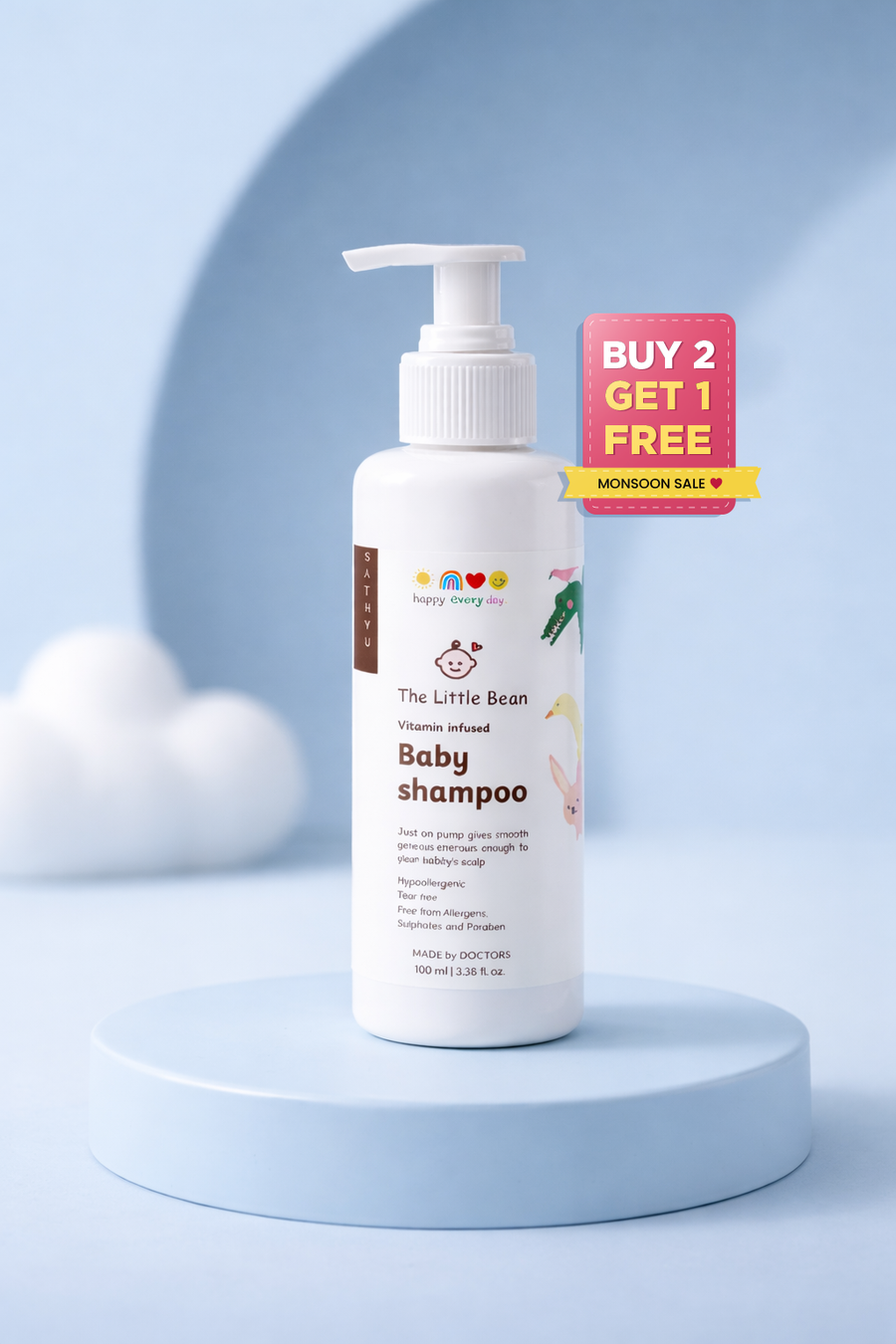 Biotin & Hibiscus Hair Growth Baby Shampoo | 100ml
