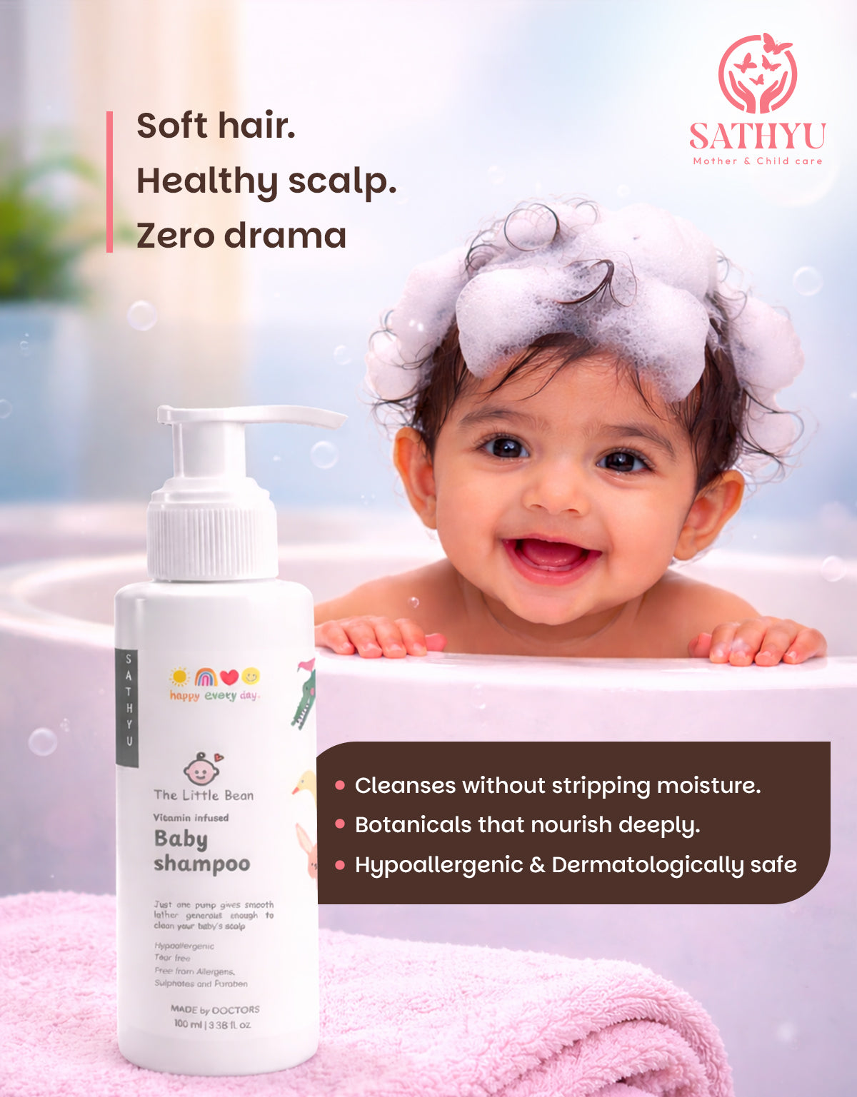 Biotin & Hibiscus Hair Growth Baby Shampoo | 100ml