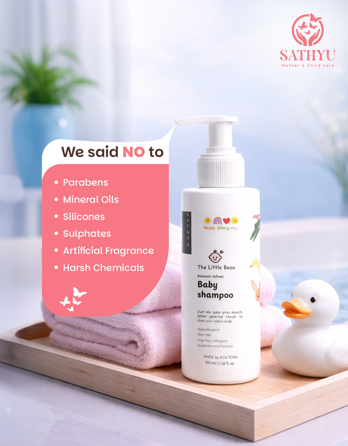 Biotin & Hibiscus Hair Growth Baby Shampoo | 100ml