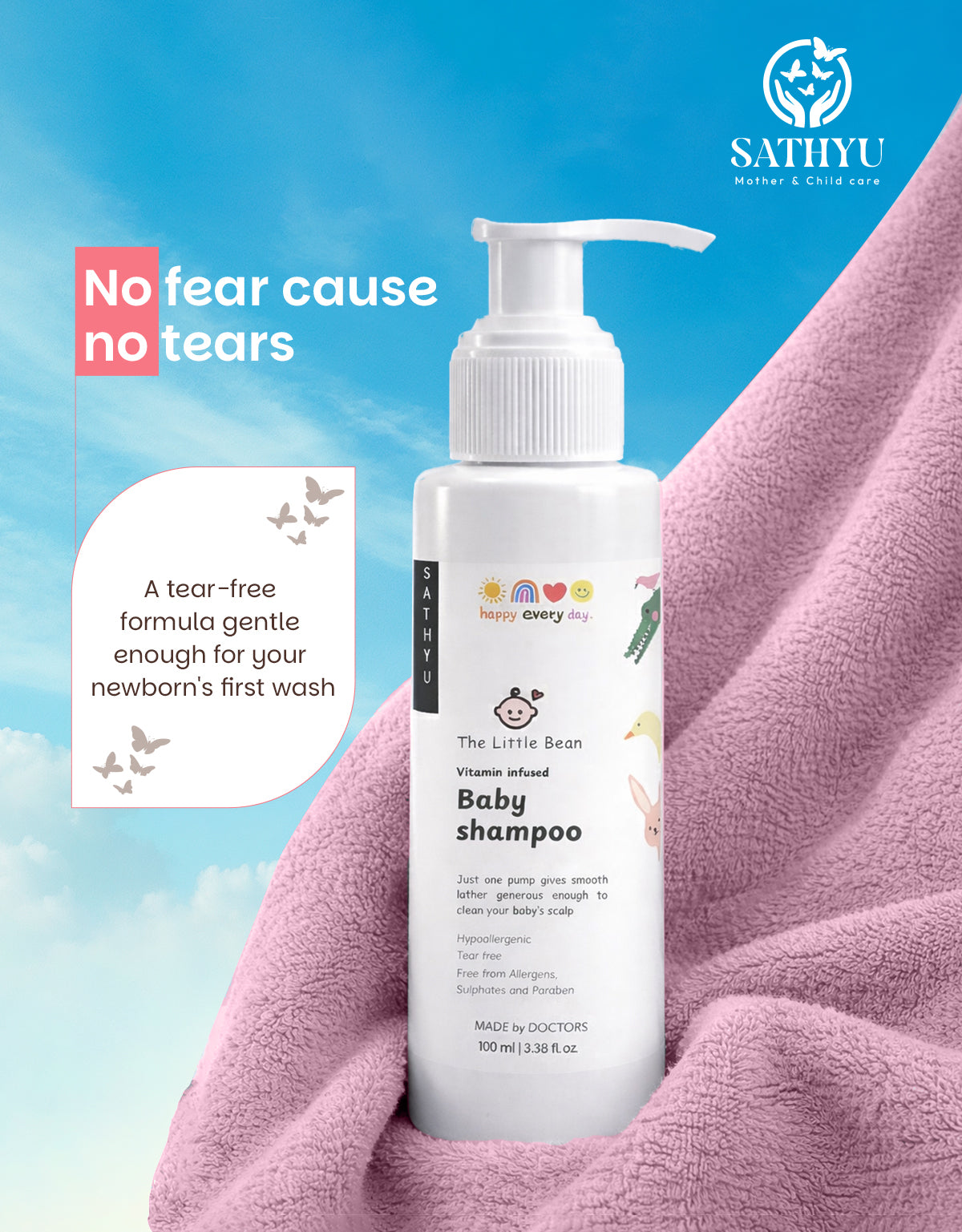 Biotin & Hibiscus Hair Growth Baby Shampoo | 100ml