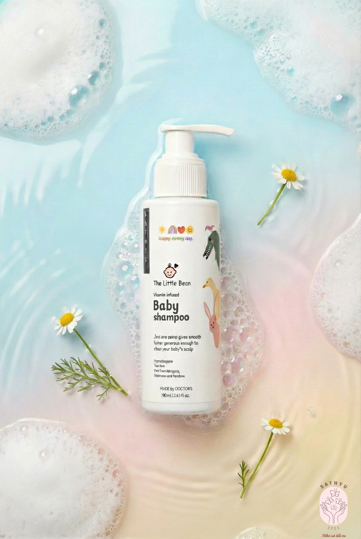 The little bean (combo pack) shampoo, oil and butter