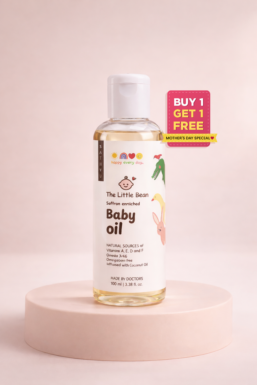 Saffron & Brahmi Deep Nourish Massage Oil | 100 ml
