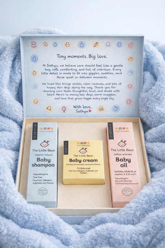 The little bean (combo pack) shampoo, oil and butter